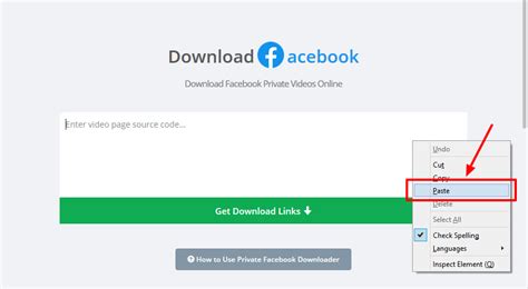 Paste the link in line 2 into a new tab. . Private video facebook downloader